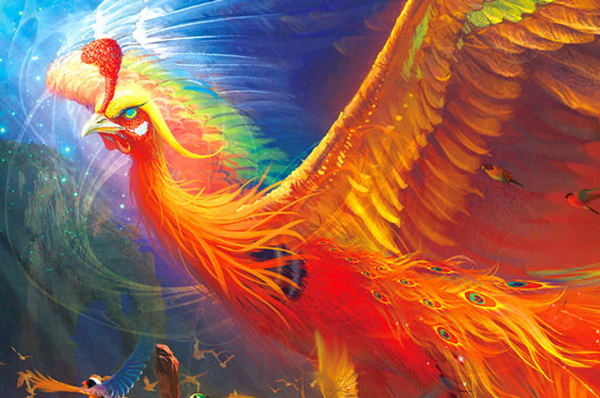 盘古五凤指的是什么?传闻中的五凤图片(鸑鷟身为乌或者紫色的凤凰)