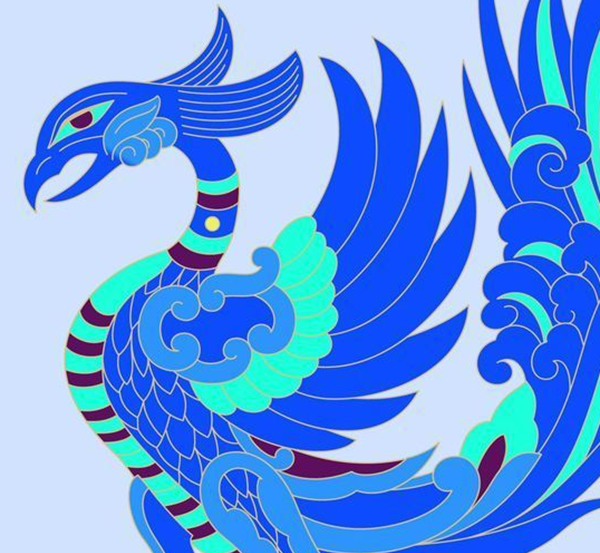 盘古五凤指的是什么?传闻中的五凤图片(鸑鷟身为乌或者紫色的凤凰)