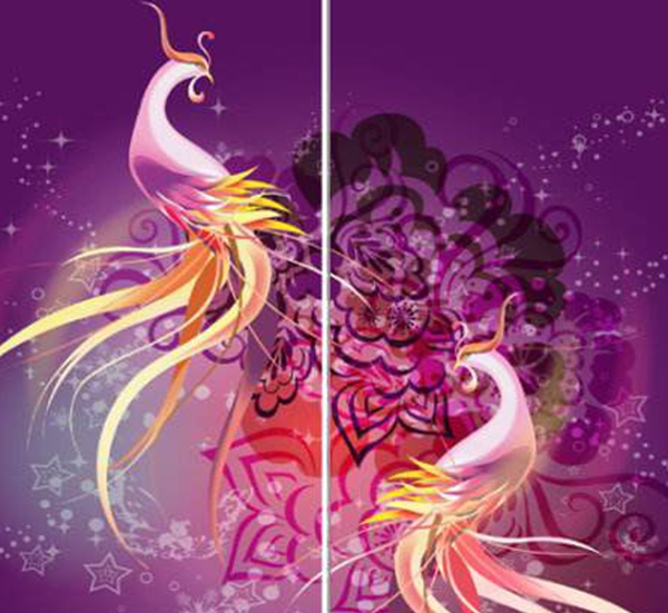 盘古五凤指的是什么?传闻中的五凤图片(鸑鷟身为乌或者紫色的凤凰)