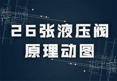 ​各种液压阀原理图（26张液压阀原理动图）