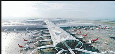 ​中国六大机场,最大的机场北京都城国际机场国际客流量第两