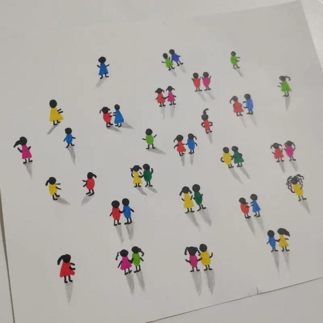 简笔画小人画法（超级简单的立体小人画法）(5)