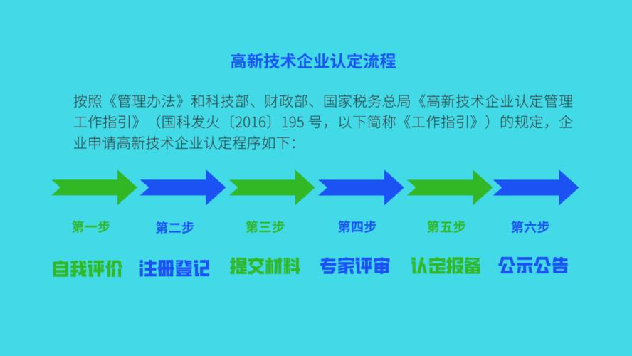 高新企业申请八大条件 先看下申请高新企业的流程