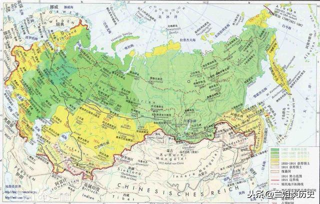 世界上版图面积最大的十个国家（世界有史以来面积最大的十个国家）(3)