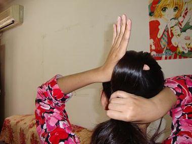 簪子盘发教程简单又漂亮（2款适合50岁女人的簪子发型盘发教程）(8)