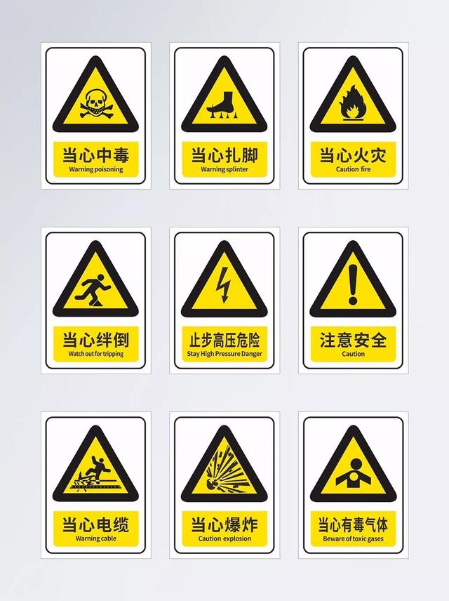 警示标识牌大全（总结 安全标识牌）(11)
