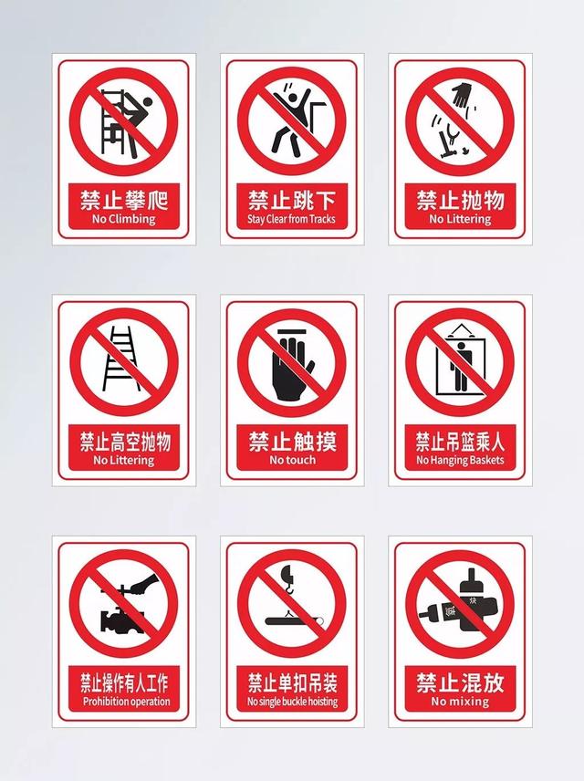 警示标识牌大全（总结 安全标识牌）(7)