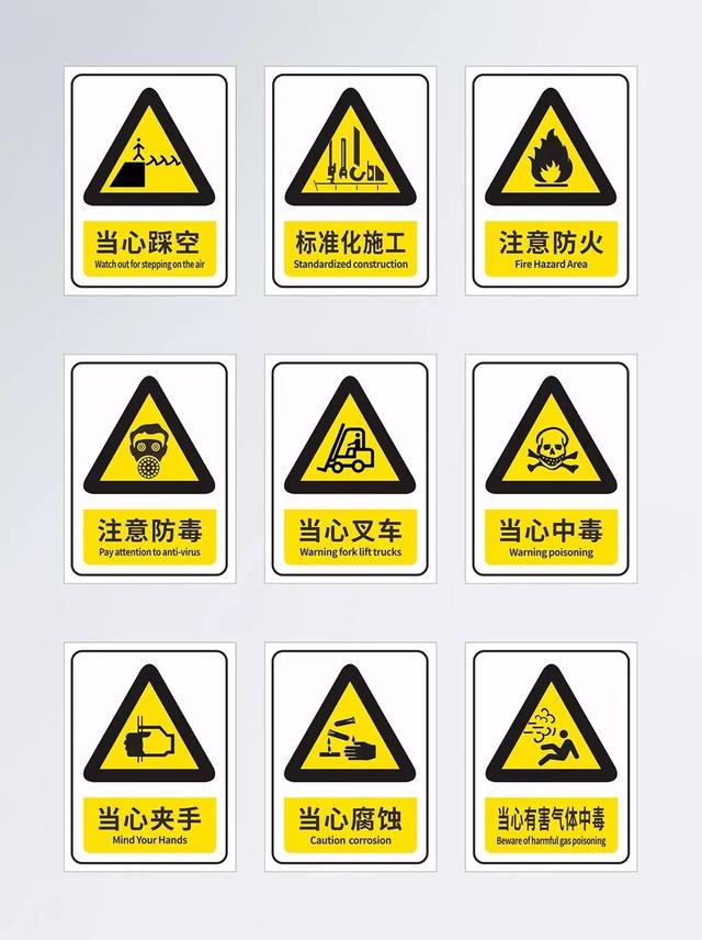 警示标识牌大全（总结 安全标识牌）(14)