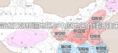 ​简述汉朝新疆地区与中原地区的经济往来特点
