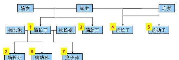 嫡子是第几个儿子,古代的长子、嫡子和嫡长子有什么区别?图7