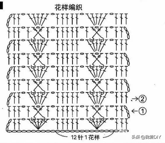 史上最全最新钩针围巾图解（22款钩针围巾图解）(12)