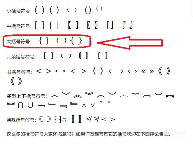 大括号怎么打（打大括号的方法）