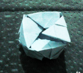 手工玫瑰花 折纸,用纸折玫瑰花怎么折步骤图片图7