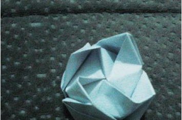 手工玫瑰花 折纸,用纸折玫瑰花怎么折步骤图片图28