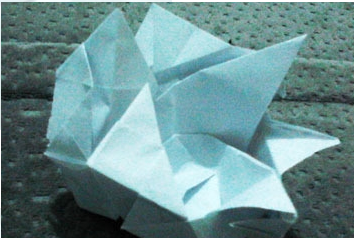 手工玫瑰花 折纸,用纸折玫瑰花怎么折步骤图片图27
