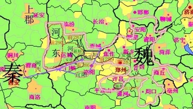 秦国是现在的哪里，秦始皇灭六国是现在的哪些地方？图8
