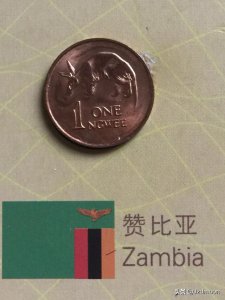 ​黑山货币符号（赞比亚1983年版1恩韦硬币Zambia）