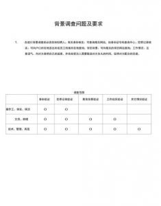 ​背景调查主要调查什么，飞行员招收标准中的背景调查详细是什么？