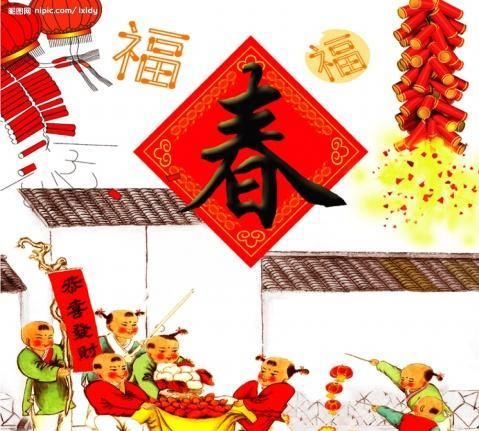 每到春节时，除了贴春联，还有哪些传统习俗呢
