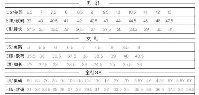 鞋号25是多少码的鞋