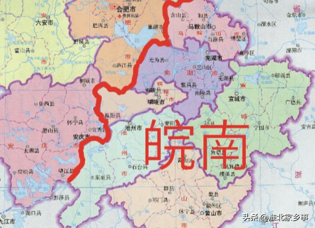 皖北皖南包括哪些城市（皖南有哪些城市）