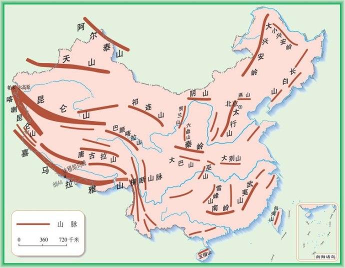 中国有多少山脉(我国主要的山脉有哪些)