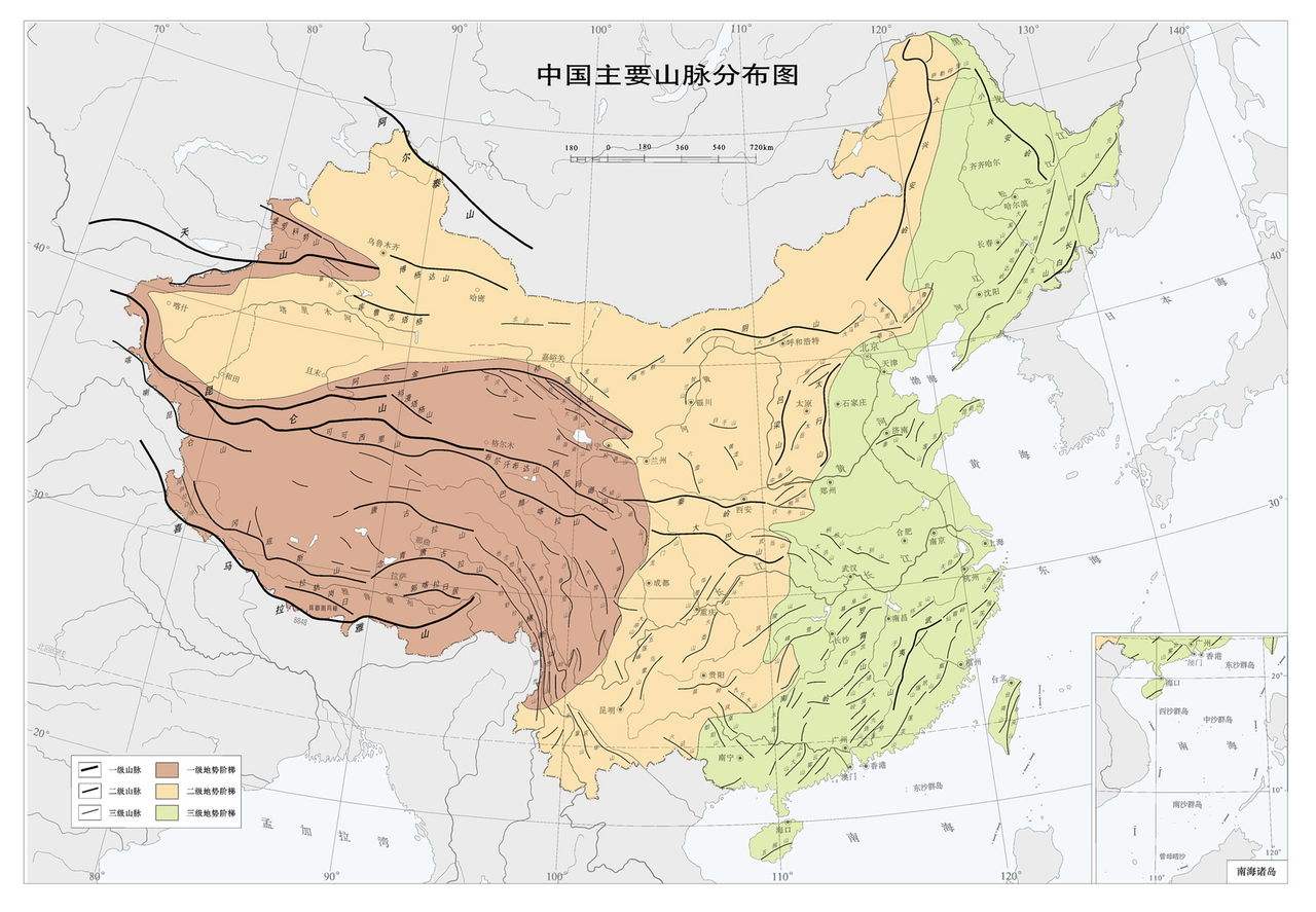 中国有多少山脉(我国主要的山脉有哪些)