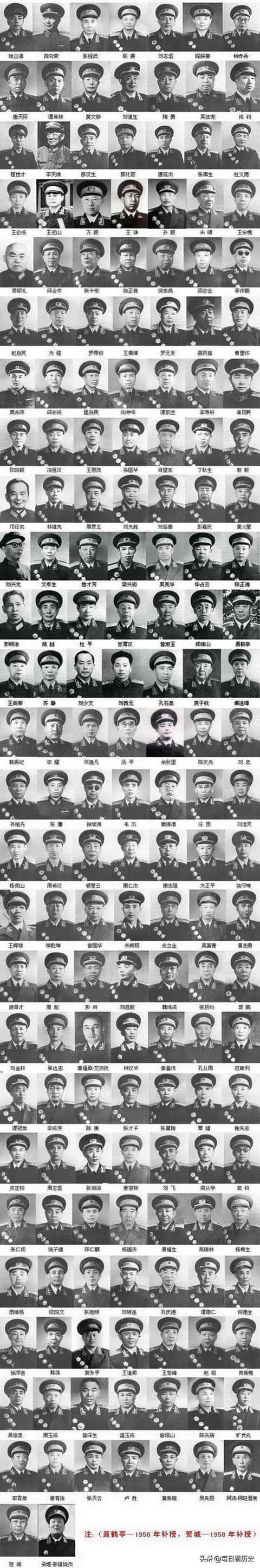 中国还有多少位开国将军（开国中将名单大全）