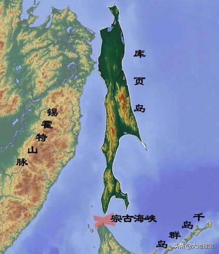 库页岛地图全图高清版_海参崴库页岛地图-第1张图片-