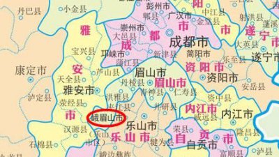 ​峨眉山市地图高清版(峨眉山市地图全图高清版)