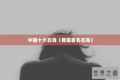 ​中国十大石海（我国著名石海）