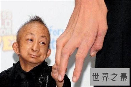 世界上最矮的人怎么可以这么矮，就连小猫小狗都会欺负他？