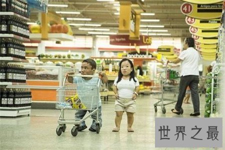 世界上最矮的人怎么可以这么矮，就连小猫小狗都会欺负他？