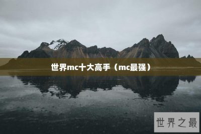 ​世界mc十大高手（mc最强）