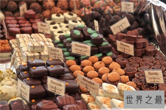 世界上十大巧克力产地，布鲁塞尔成为世界巧克力之都！