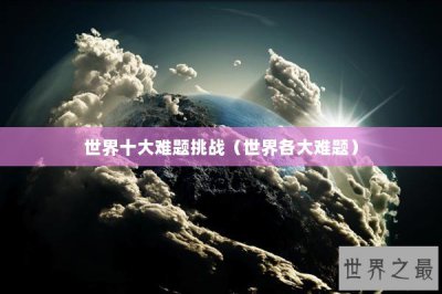 ​世界十大难题挑战（世界各大难题）
