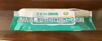 ​酒精消毒湿巾可以带上飞机吗? 消毒酒精湿巾能带上飞机吗