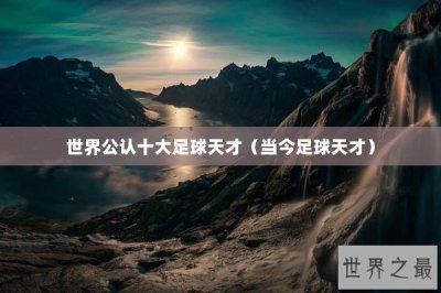 ​世界公认十大足球天才（当今足球天才）