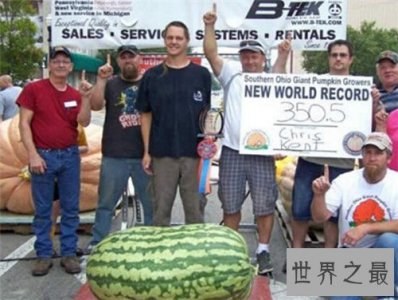 ​世界上最大西瓜有多重 安徽种出168斤的大西瓜