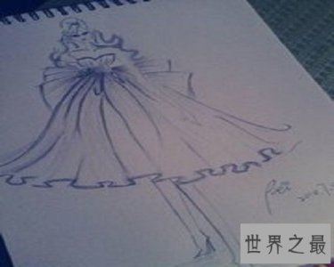 ​画画图片大全之世界最长的婚纱系列，想要为你的男神穿上吗?