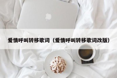 ​爱情呼叫转移歌词（爱情呼叫转移歌词改版）