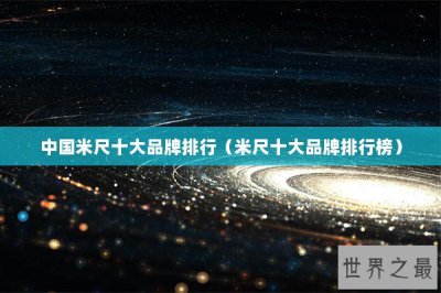 ​中国米尺十大品牌排行（米尺十大品牌排行榜）