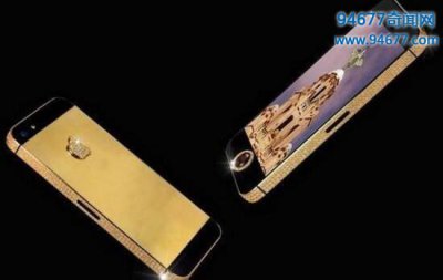 ​世界上最贵的手机排行榜，iPhone 5私人订制价值1个亿