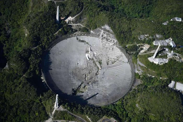 失去阿雷西博射电望远镜 人类或将更容易受到小行星的伤害