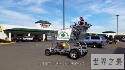 ​世界上最大的购物车，时速达到80公里
