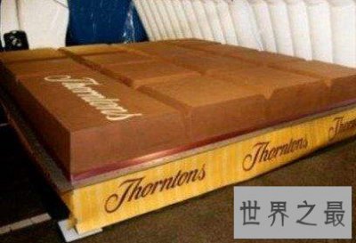 ​世界上最大的巧克力，共花费了111根巧克力棒