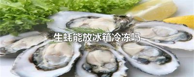 ​生蚝能放冰箱冻吗 生蚝可以放冰箱冻吗