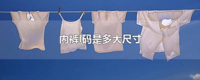 ​女内裤l码是多大尺寸 L码内裤是多大