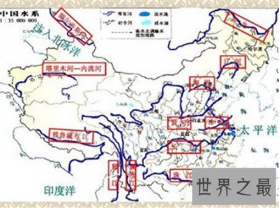 ​中国河流地图 你都知道哪些中国河流