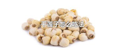 ​干莲子怎么吃法炖汤 干莲子怎么吃法下厨房